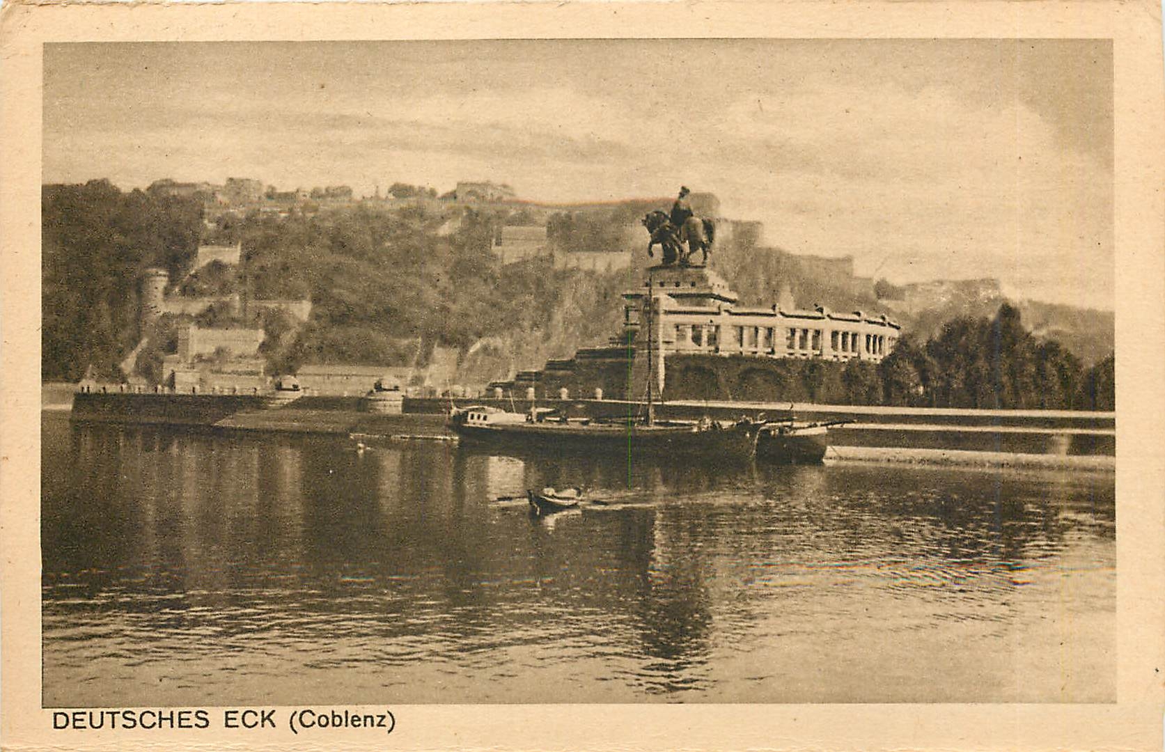 CPA Deutsches eck Coblenz