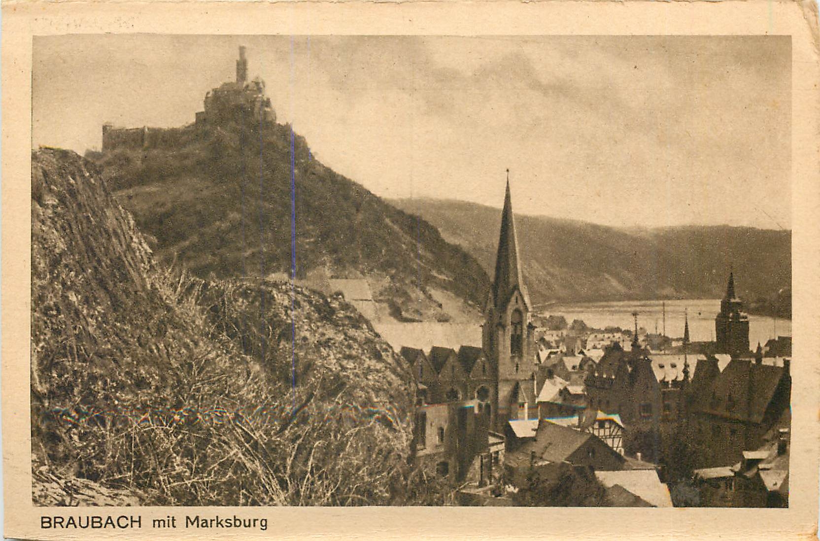 CPA Braubach mit Marksbburg