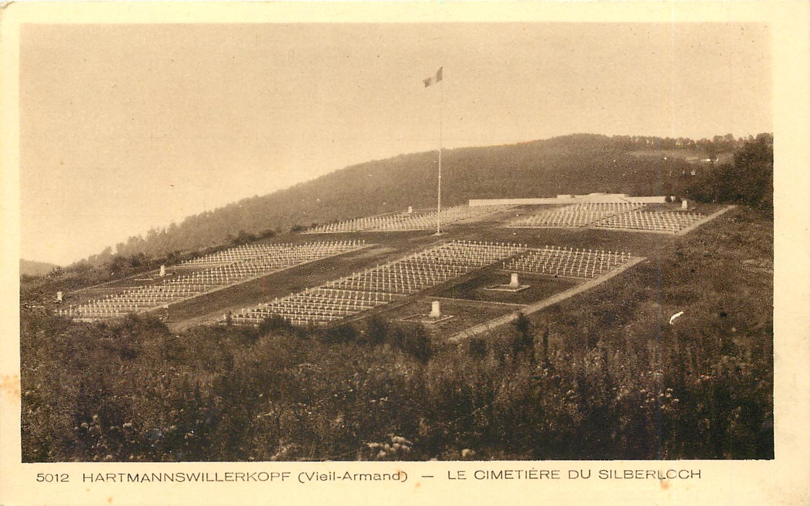CPA Hartmannswillerkoff vieil Armand Le cimetiere du Silberlcoh