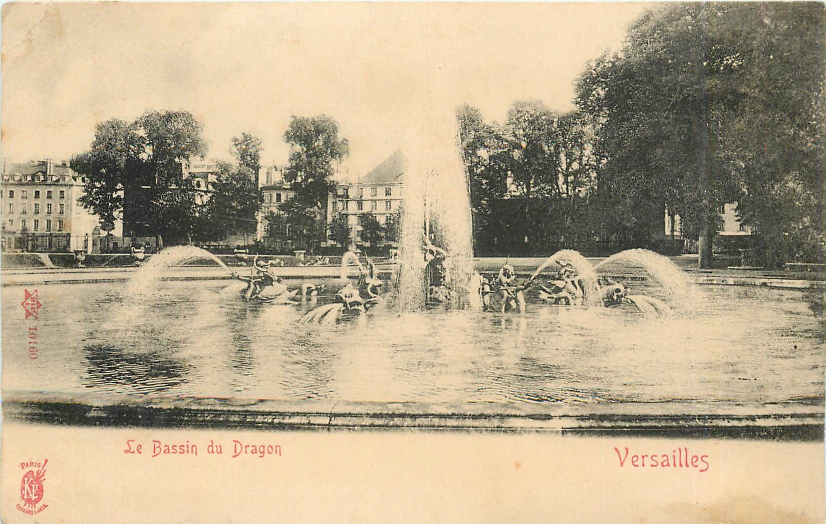 CPA Versailles le bassin du dragon