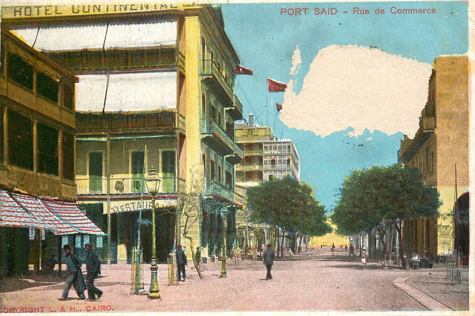 CPA Port Said Rue de commerce
