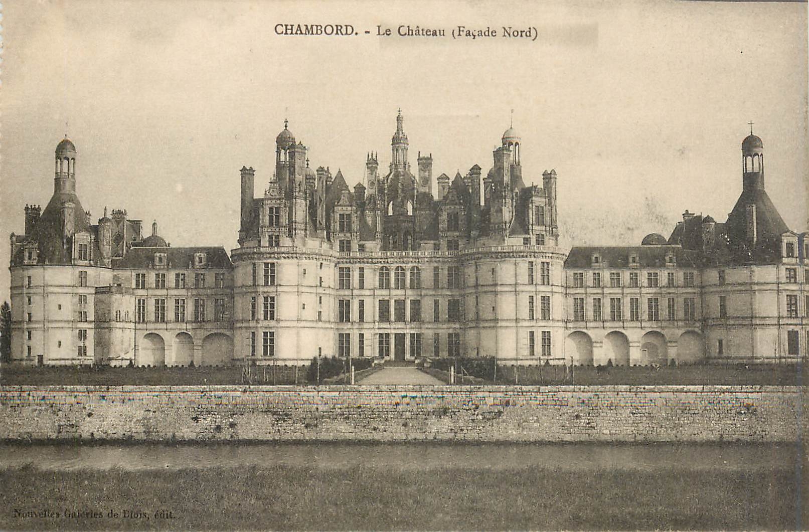 CPA Chambord Le Chateau façade Nord