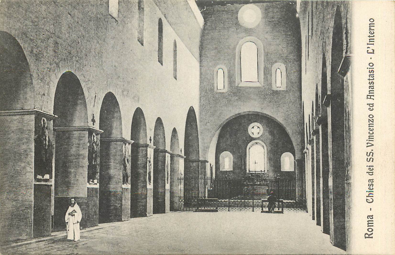 CPA Roma Chiesa dei SS Vincenzo ed anastasio L'Interno