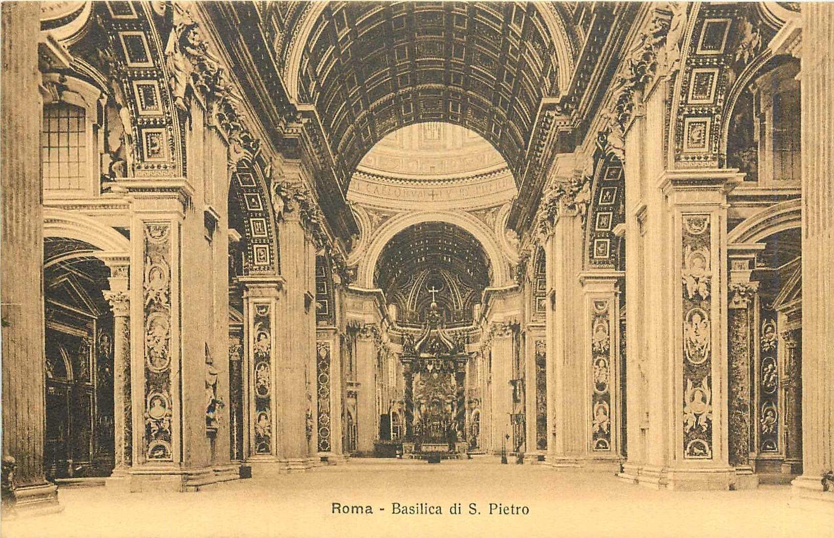 CPA Roma Basilica di S pietrp