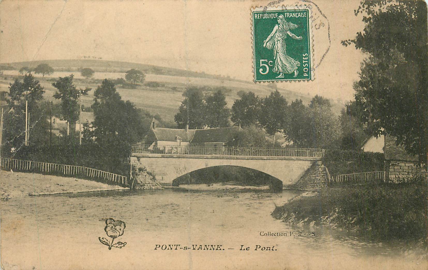 CPA Pont Vanne Le pont