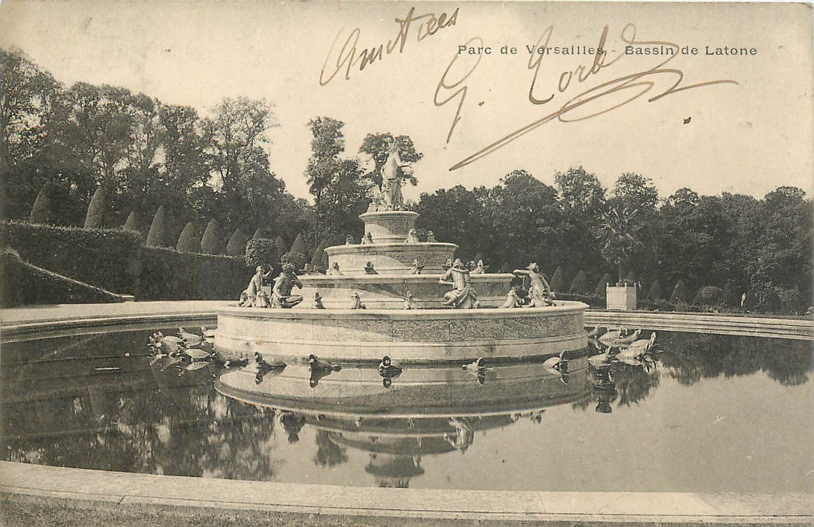 CPA Parc de Versailles Bassin de Latone