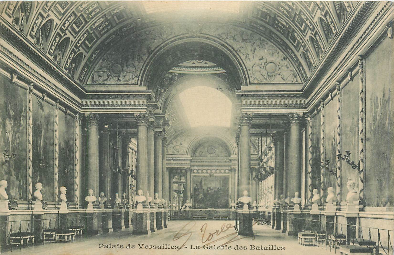 CPA Palais de Versailles La Galerie des batailles