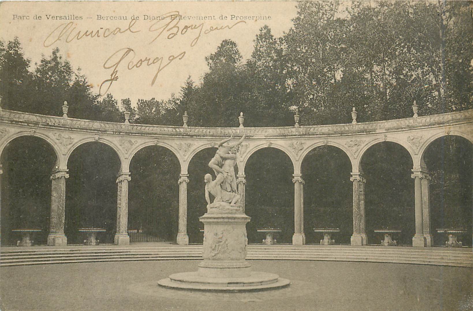 CPA Parc de versailles Berceau de Proserpine