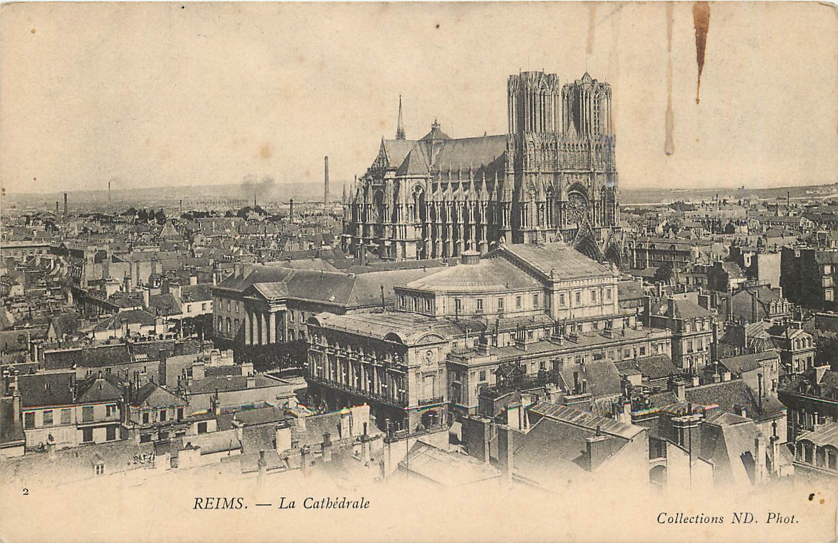 CPA Reims la Cathedrale