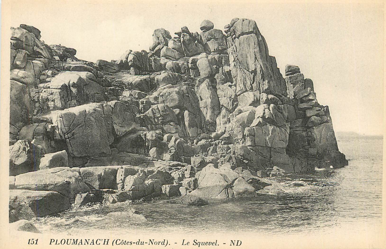 CPA Ploumanach Cotes du nord le Squevel