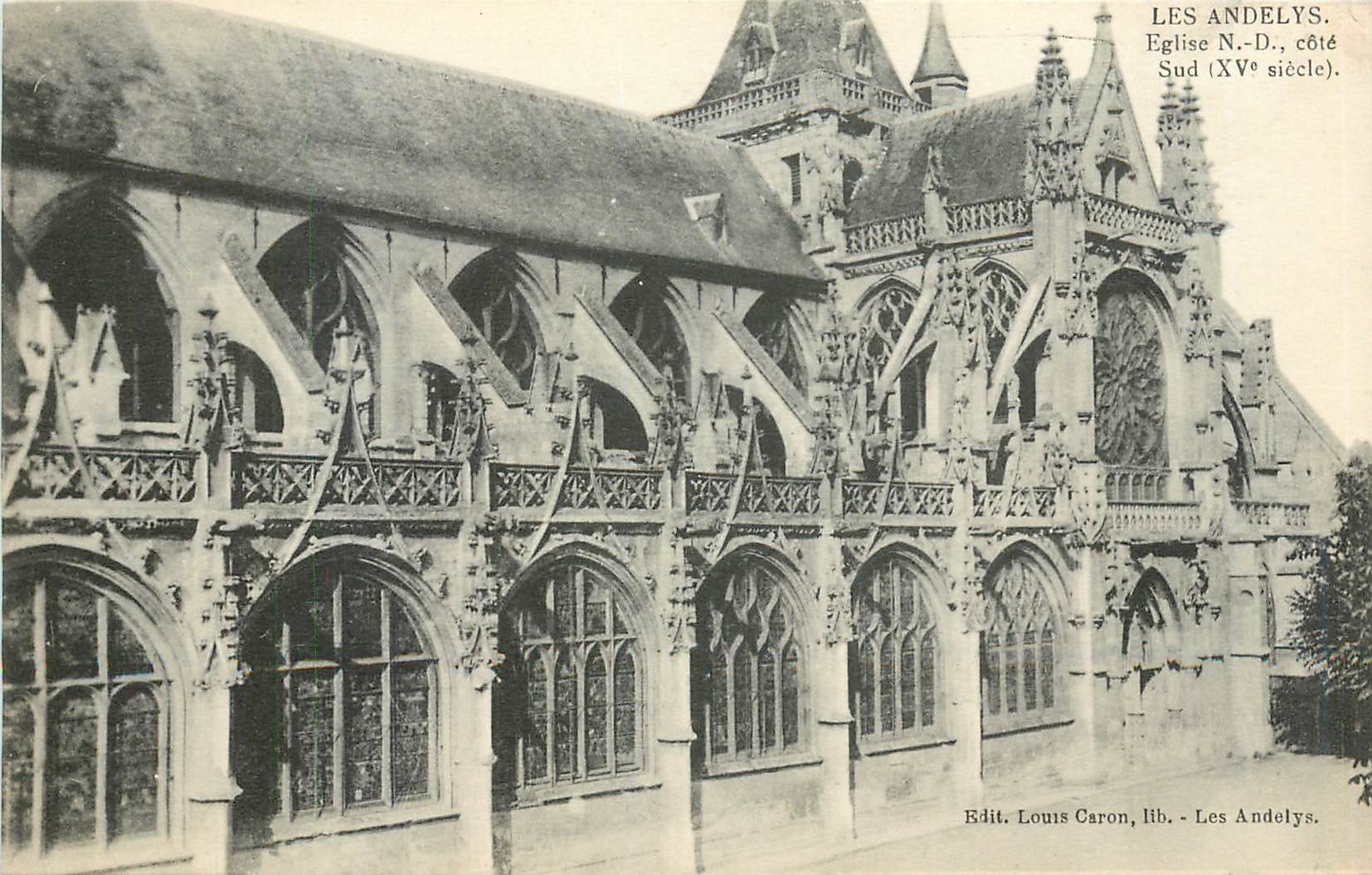 CPA les Andelys Eglise notre Damecote Sud Xve siecle