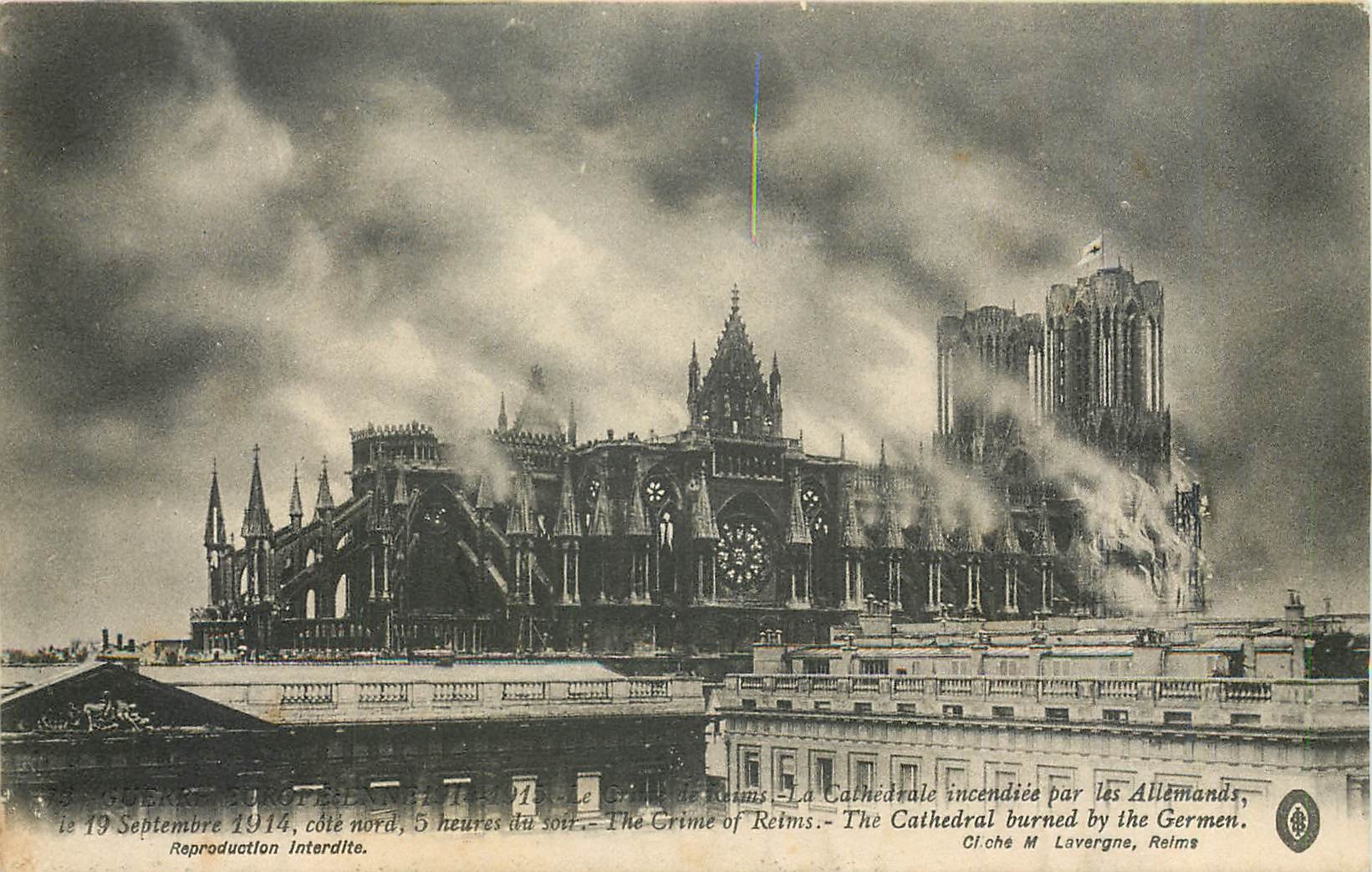 CPA The crimes of Reims