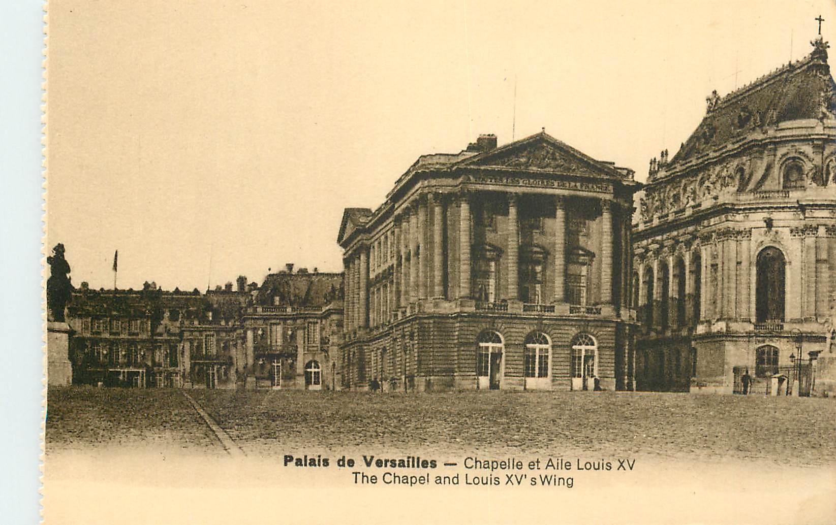 CPA Palais de Versailles Chapelle et Aile Louis XV