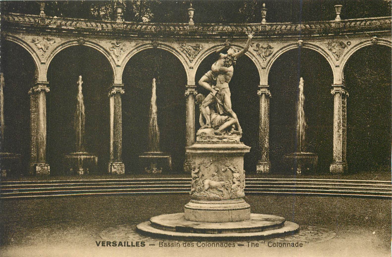 CPA Versailles bassin ddes colonnades