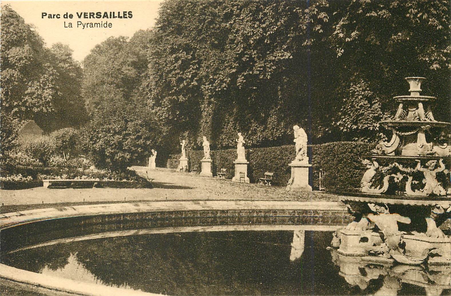 CPA Parc de Versailles la Pyramide