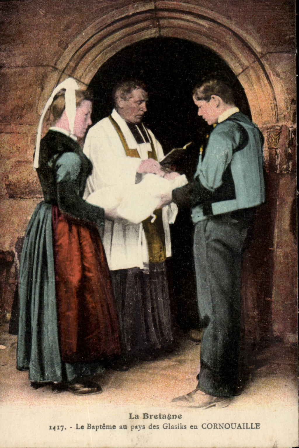 Brittany CPA baptism with the country of Glasiks in Cornwall Priest