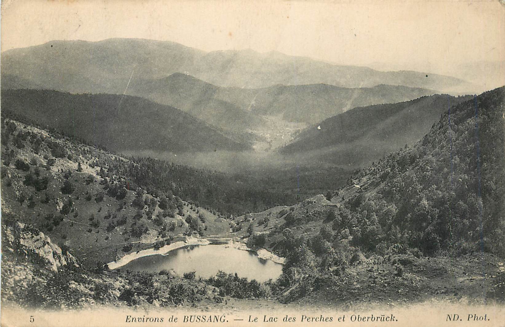 CPA Environs de Bussang Le Lac des Perches et Oberbruck