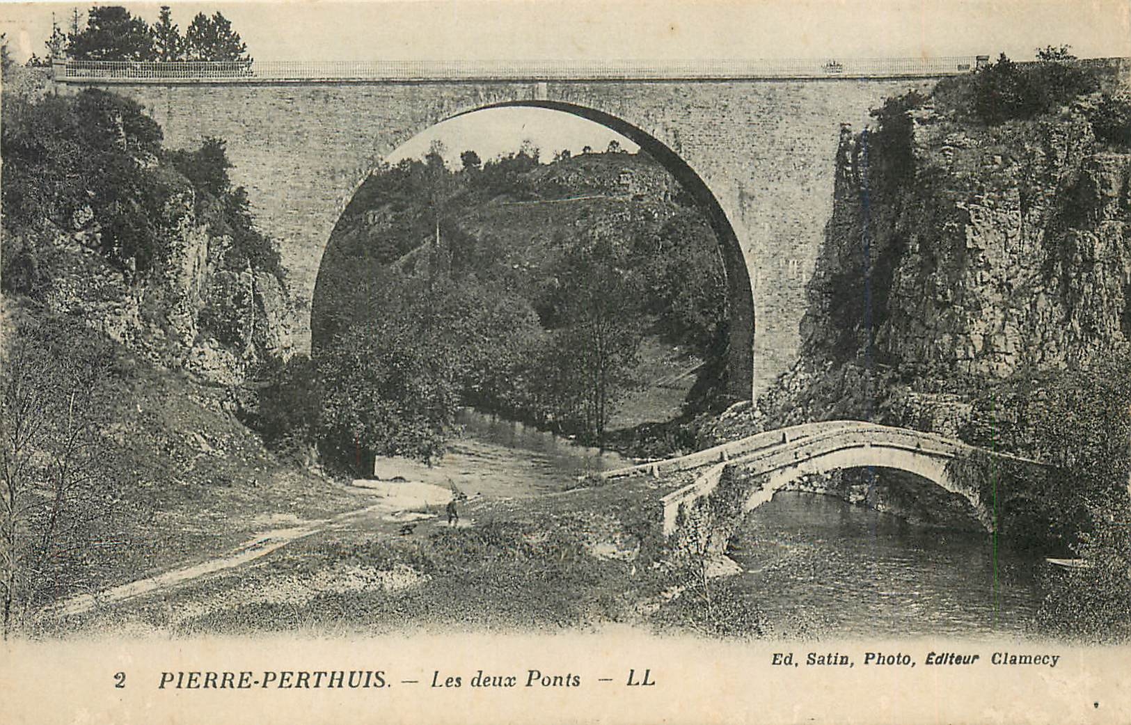 CPA Pierre Perthuis Les deux Ponts 