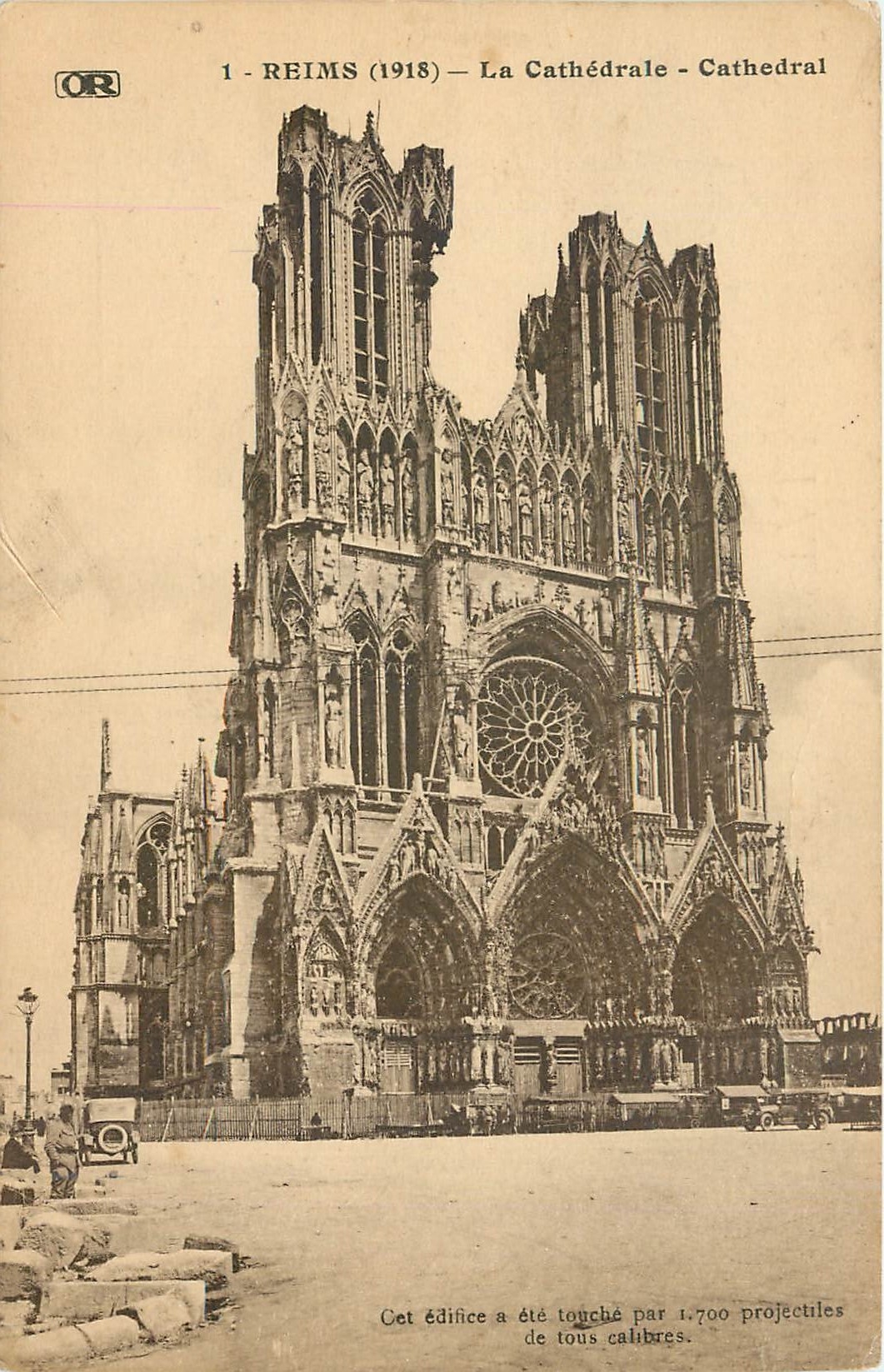 CPA Reims La Cathedrale 