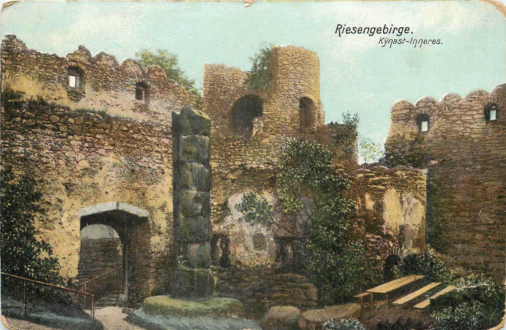 CPA Riesengebirge Kynast Inneres 