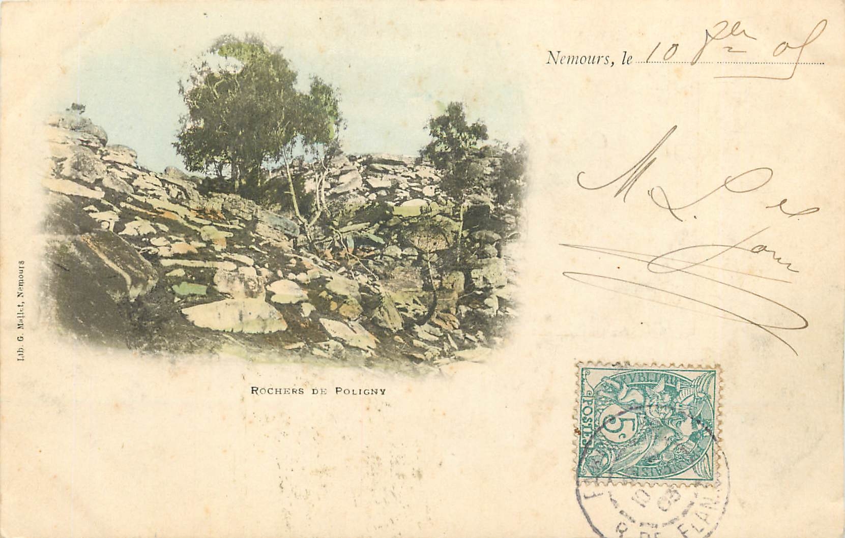 CPA Nemours Rochers de Poligny 