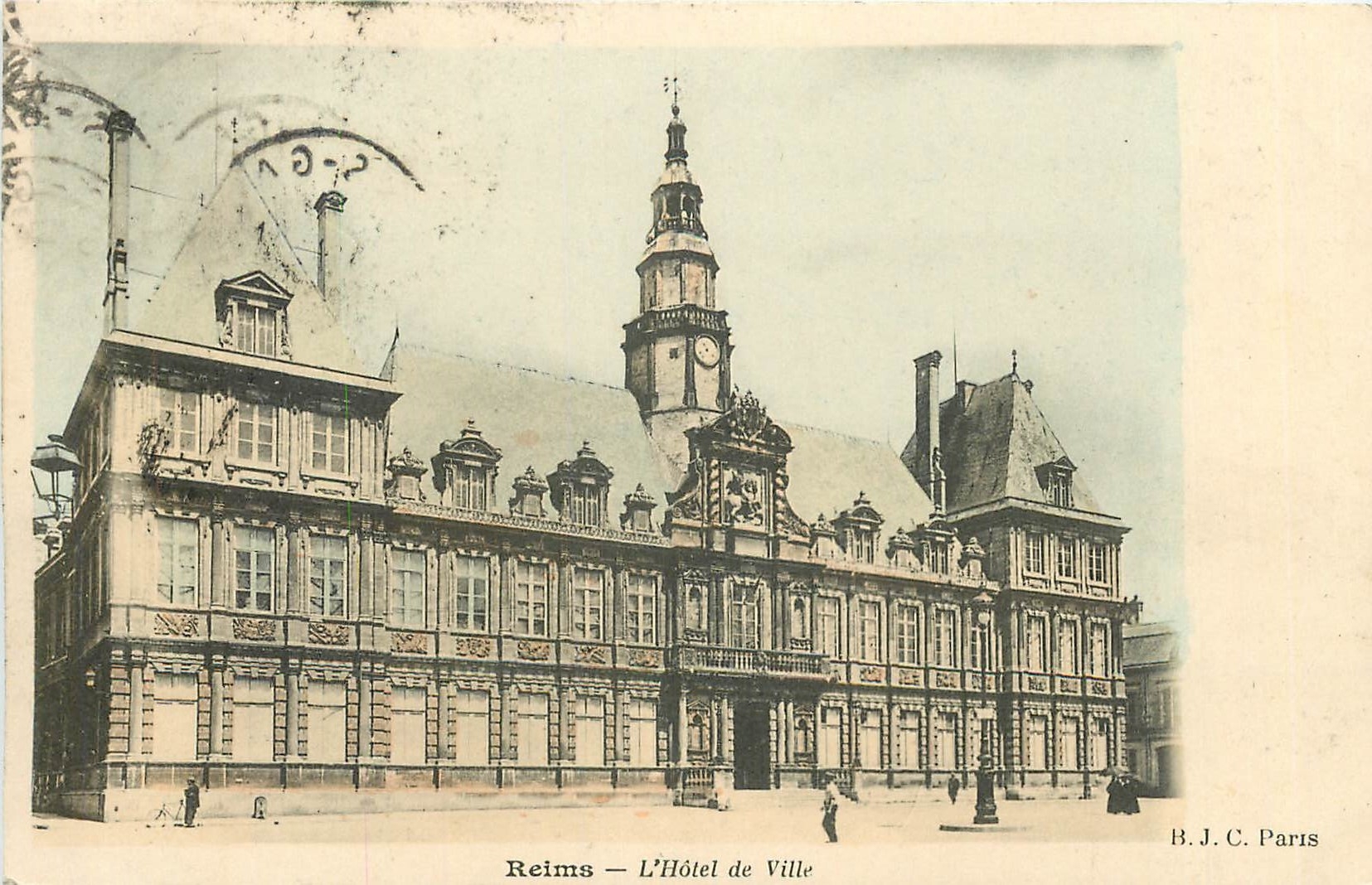 CPA Reims L'Hotel de Ville 