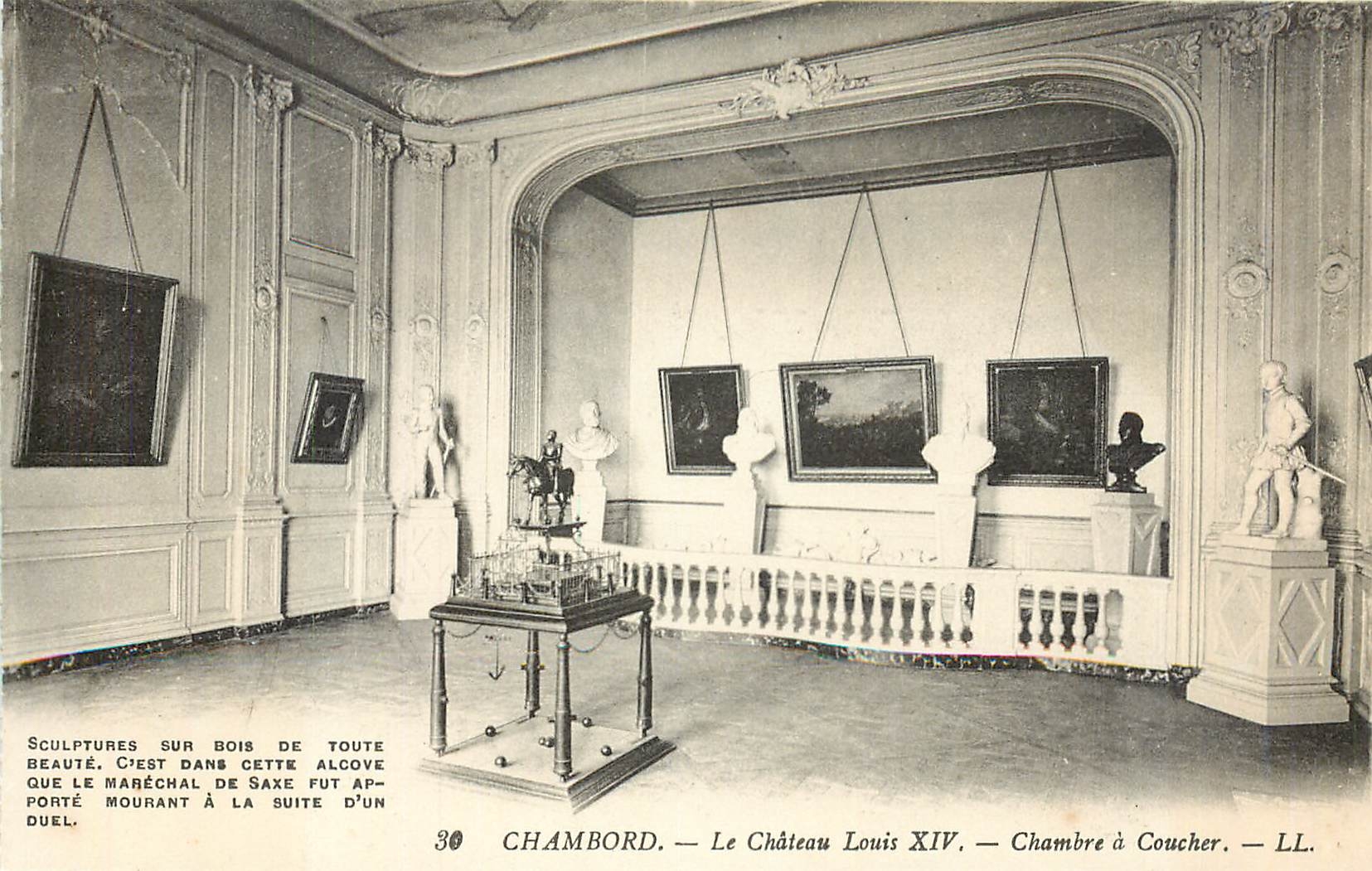 CPA Chambord Le Chateau Louis XIV Chambre a Coucher