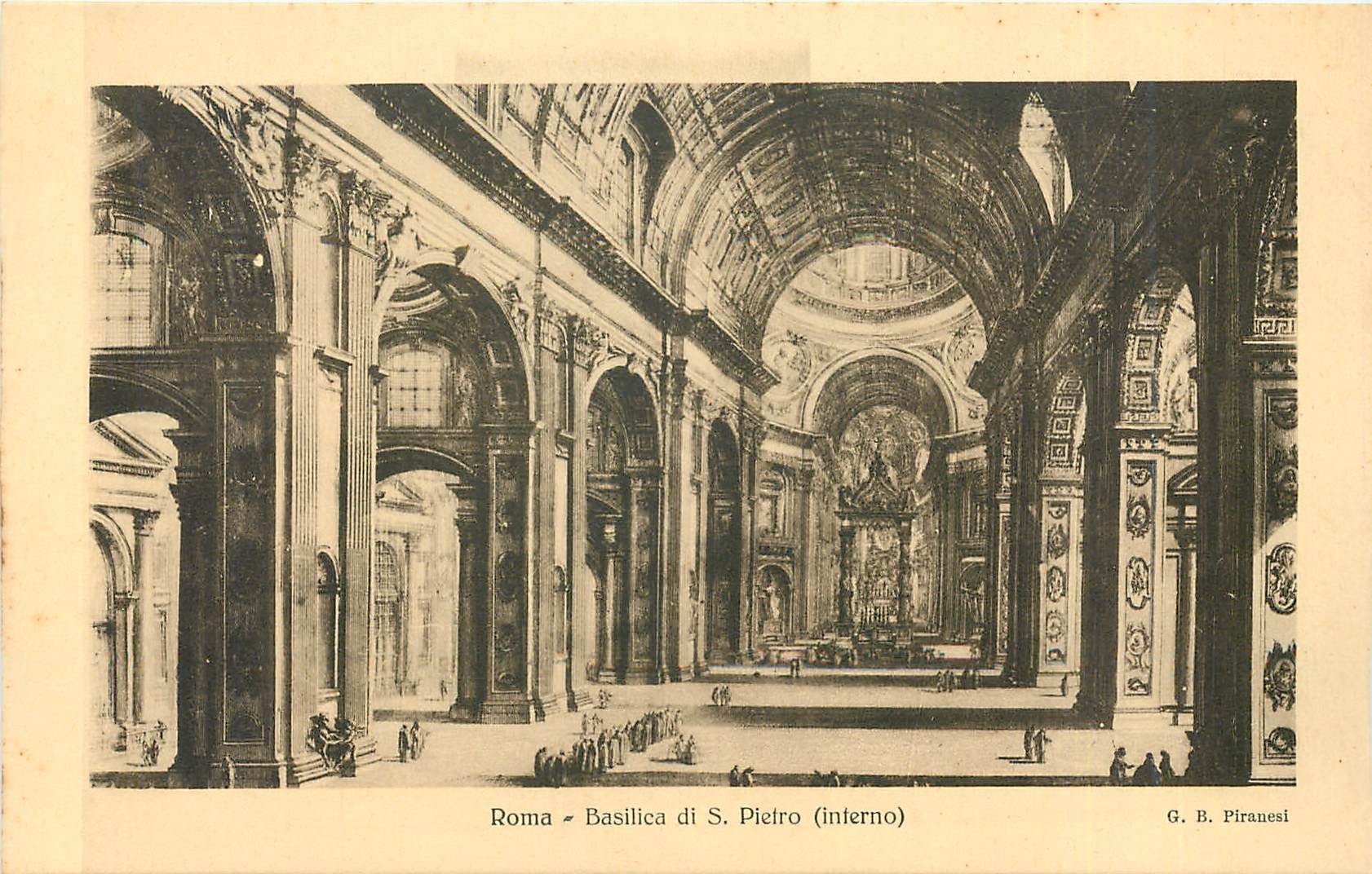 CPA Roma Basilica di S Pietro 