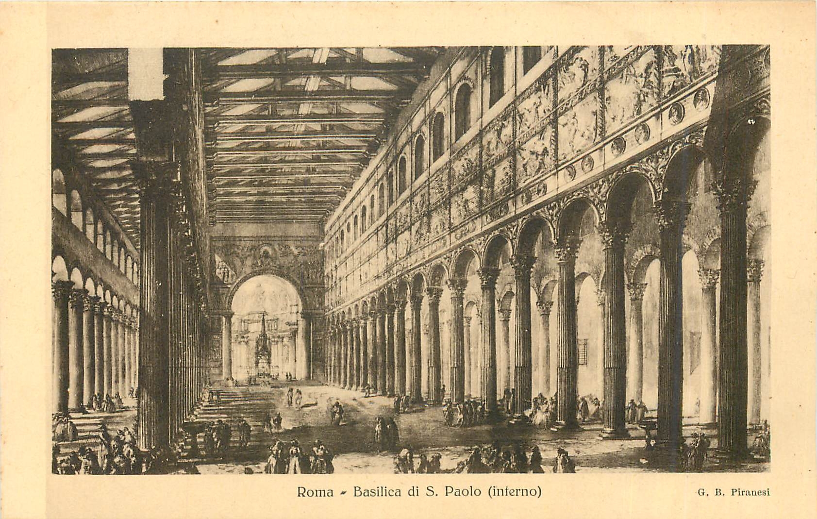 CPA Roma Basilica di S Paolo 