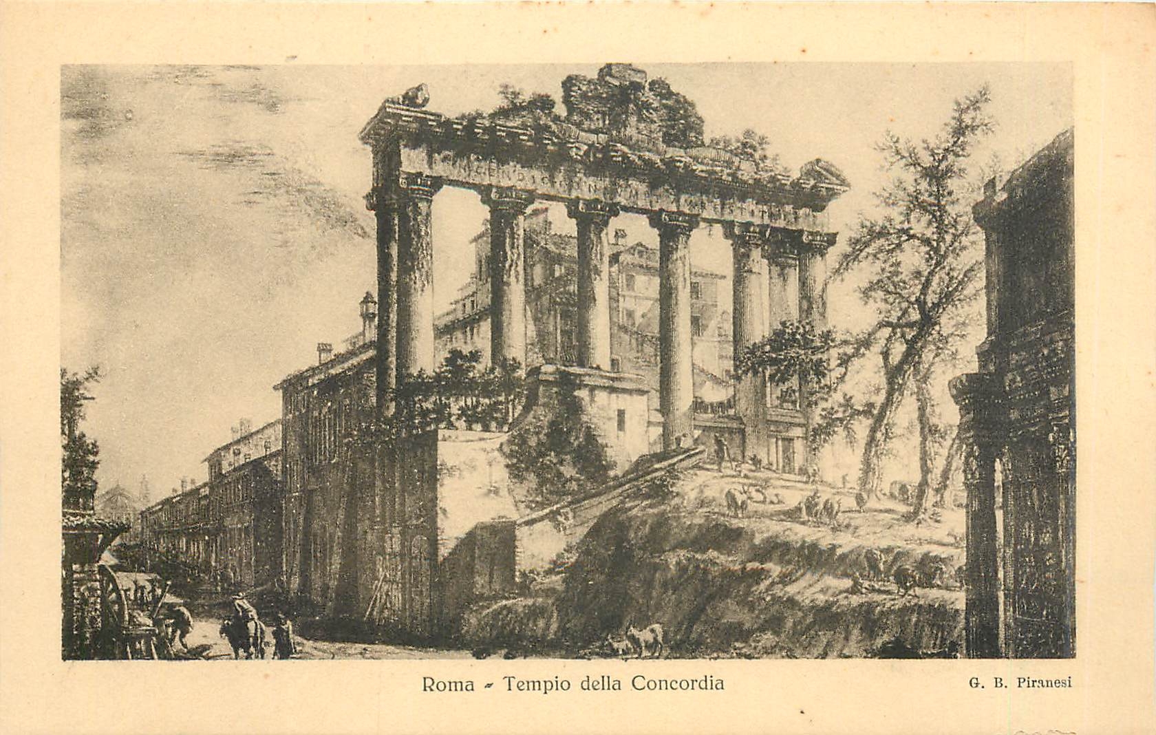 CPA Roma Tempio della Concordia 