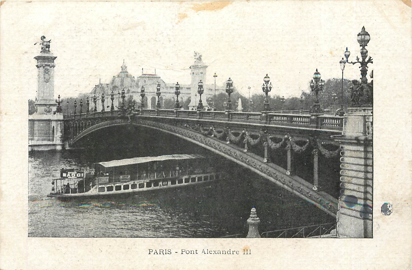 CPA Paris Pont Alexandre III 