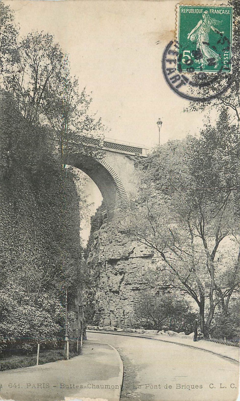 CPA Paris Chaumont Le Pont de Briques 