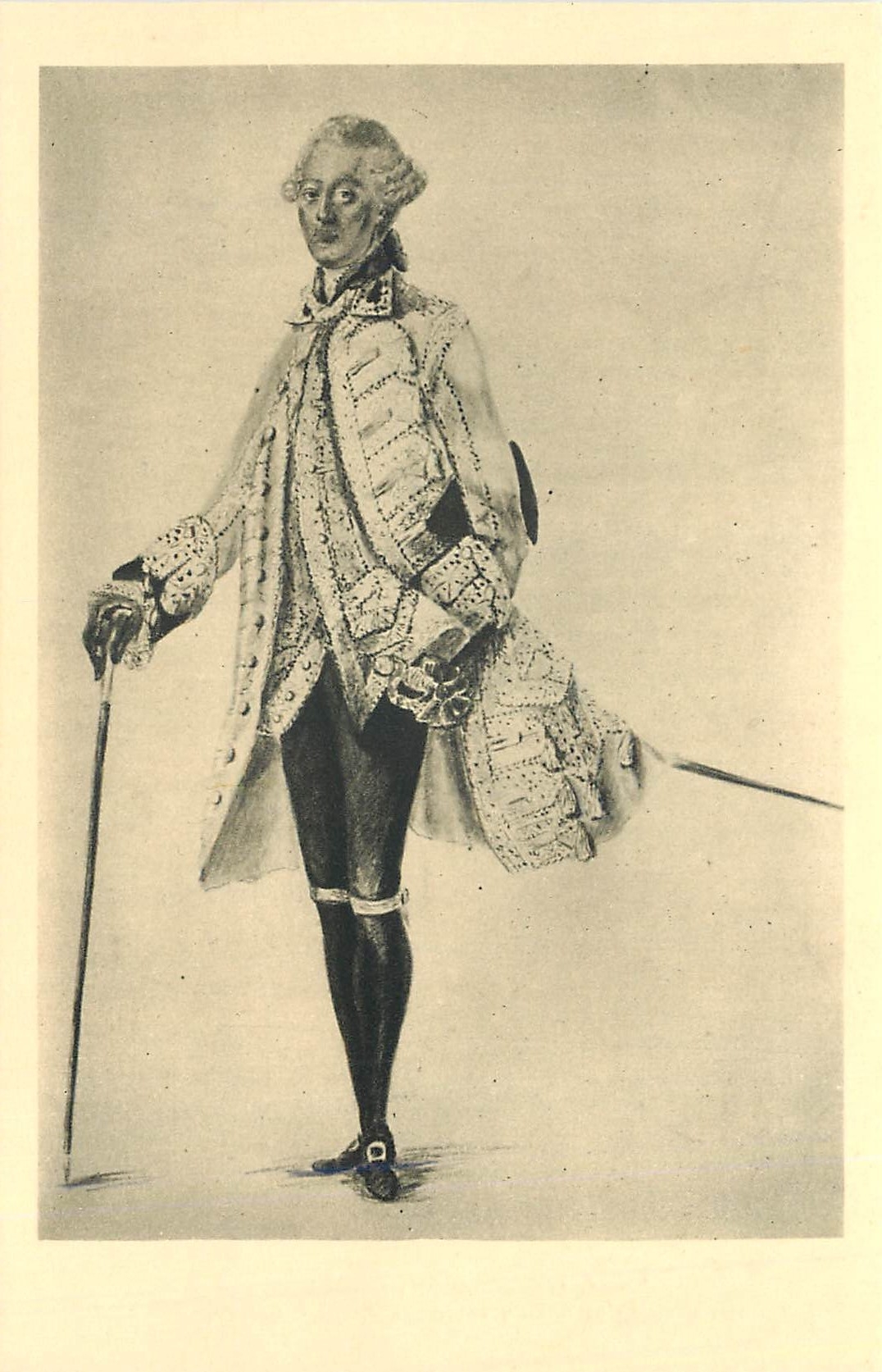 CPA Nancy Musee historique lorrain au Palais Ducal Officier des gardes du corps du roi de Pologne 