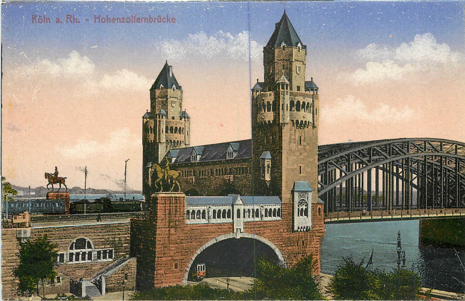 CPA Koln a Rh Hohenzollenbrucke 