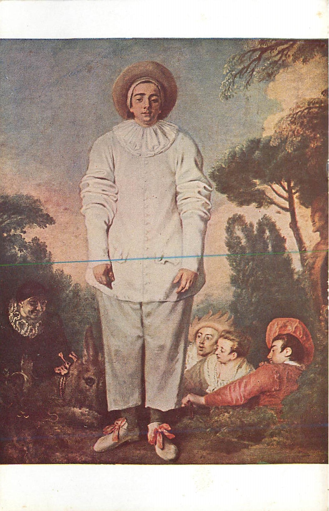 CPA Musee du Louvre Watteau Gille