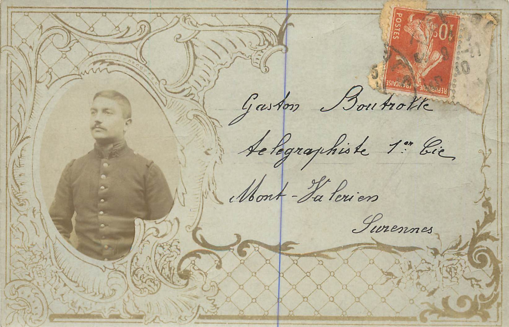 CPA Homme Soldat Militaria