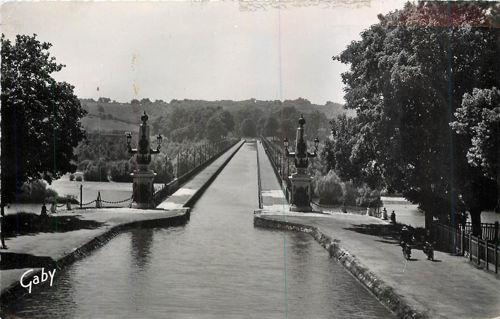 CPA Briare Loiret Le Pont Canal sur la Loire 