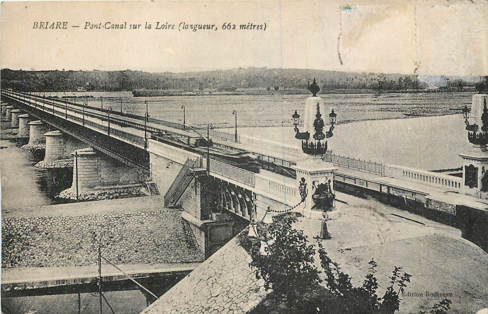 CPA Briare Pont Canal sur la Loire 