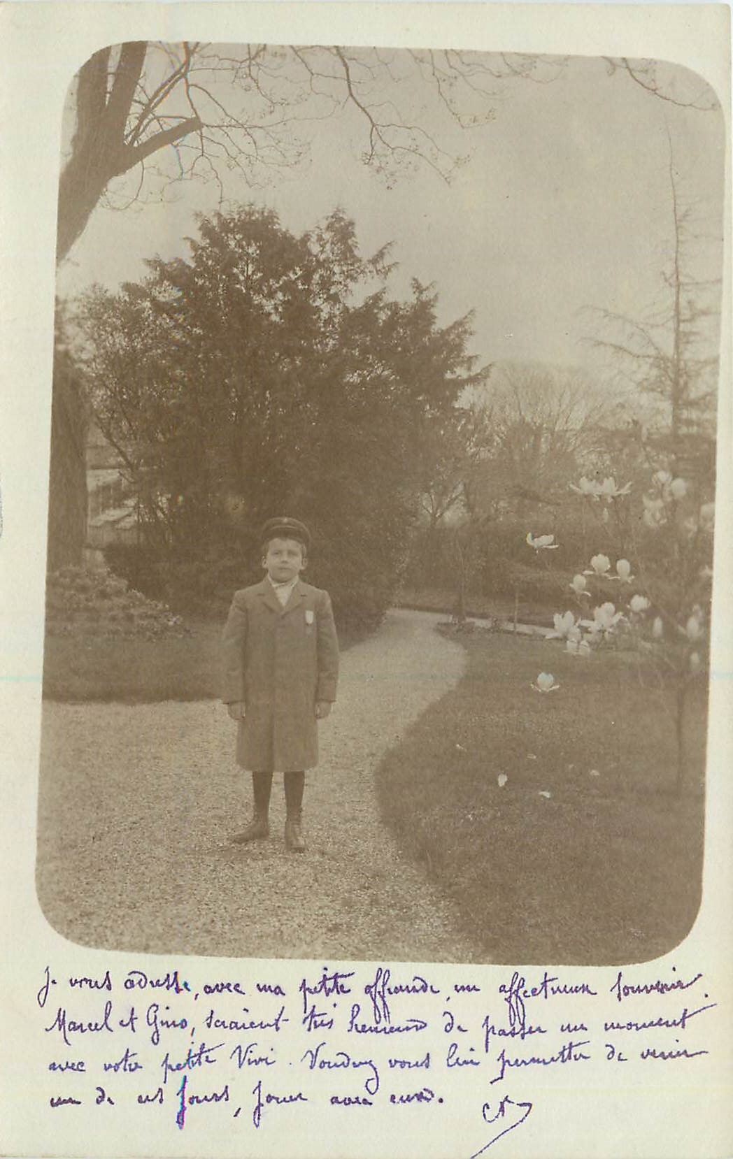 CARTE PHOTO Enfant