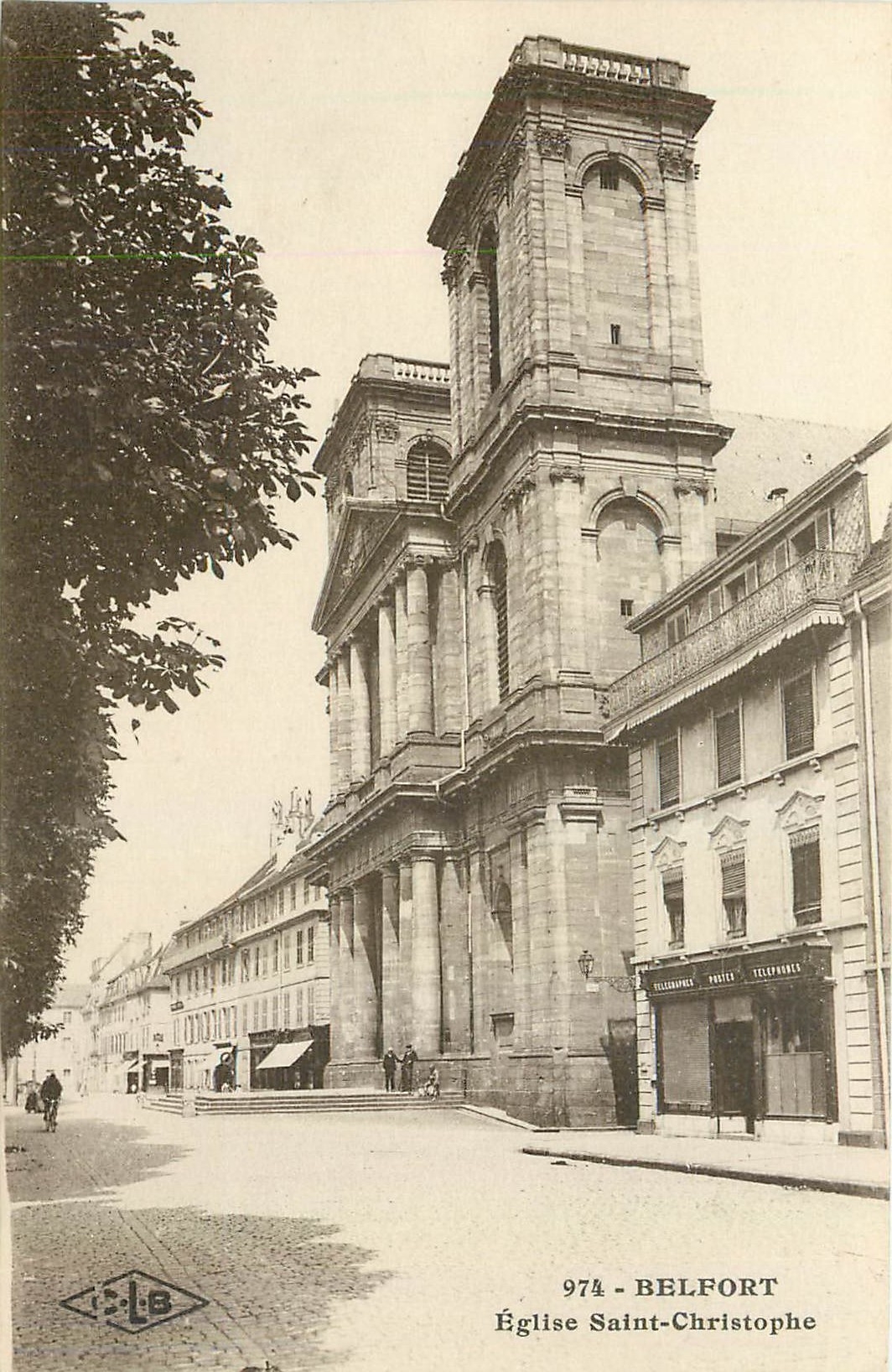 CPA Belfort Eglise Saint Christophe