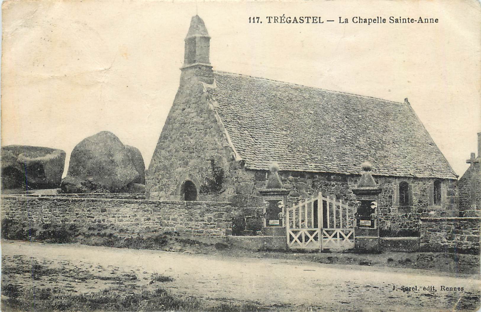 CPA Tregastel La Chapelle Sainte Anne 