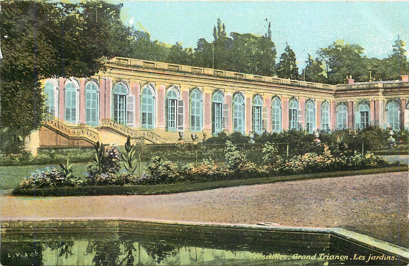 CPA Versailles Grand Trianon Les Jardins 