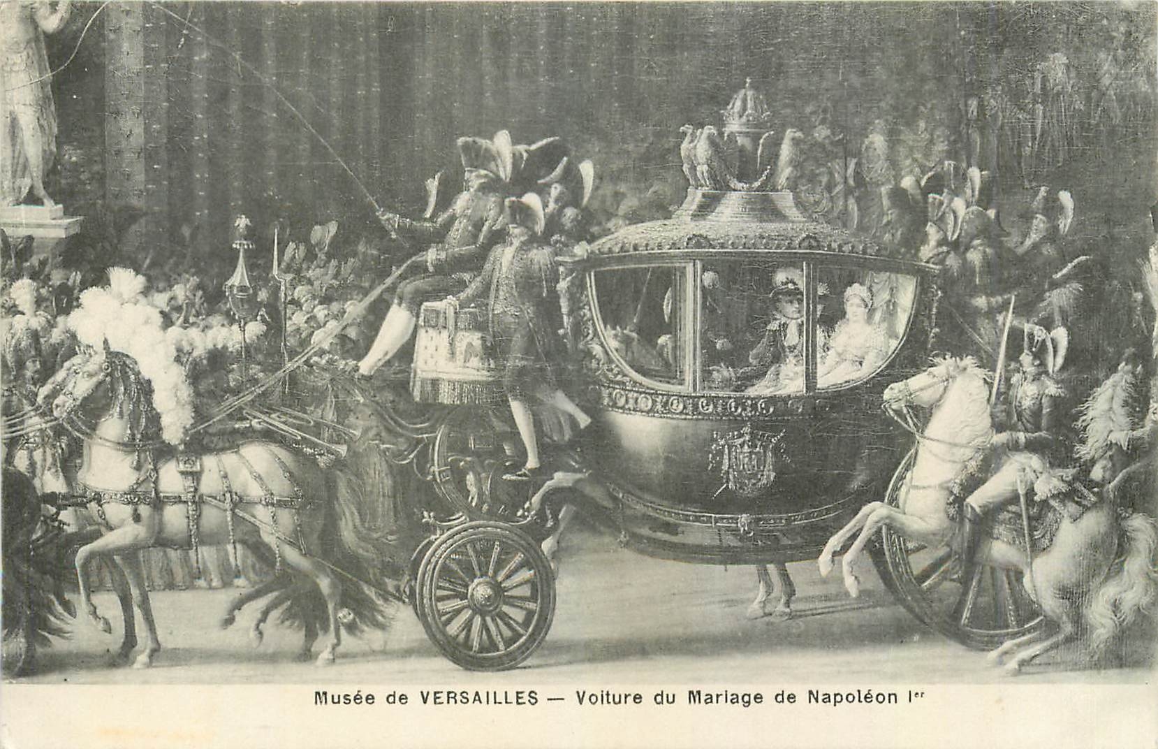 CPA Musee de Versailles Voiture du Mariage de Napoleon 1er 