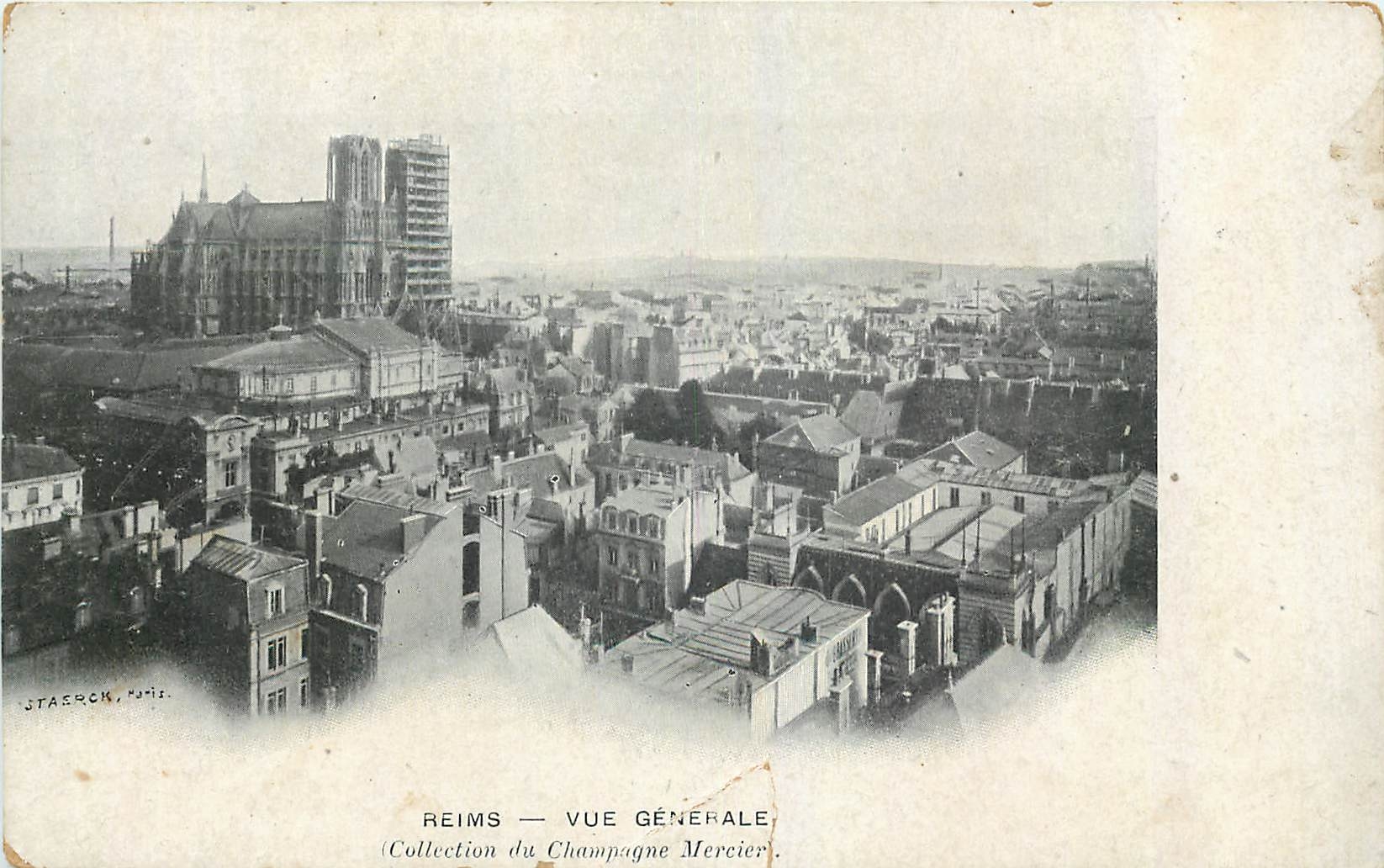 CPA Reims Vue Generale Château de Pekin Chine China