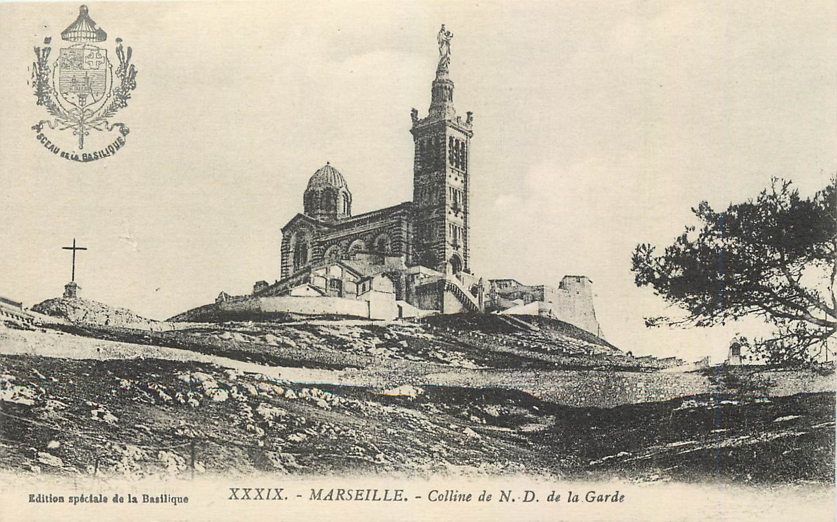 CPA Marseille Colline de ND de la Garde 