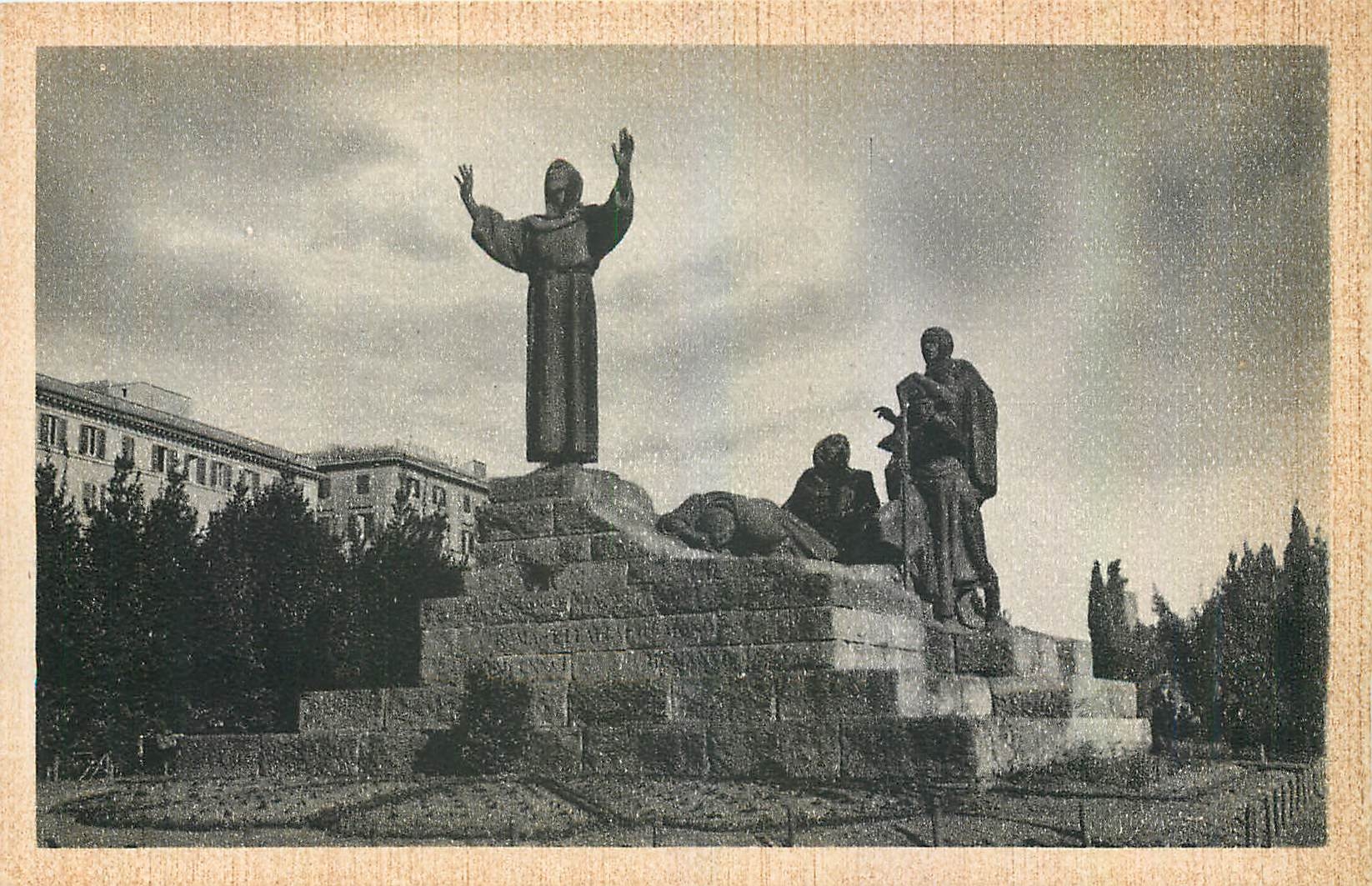 CPA Roma Monument a S Francesco d'Assisi
