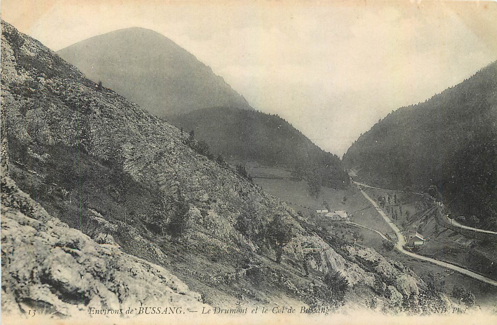 CPA Environs de Bussang Le Drumont et le Col de Bussang