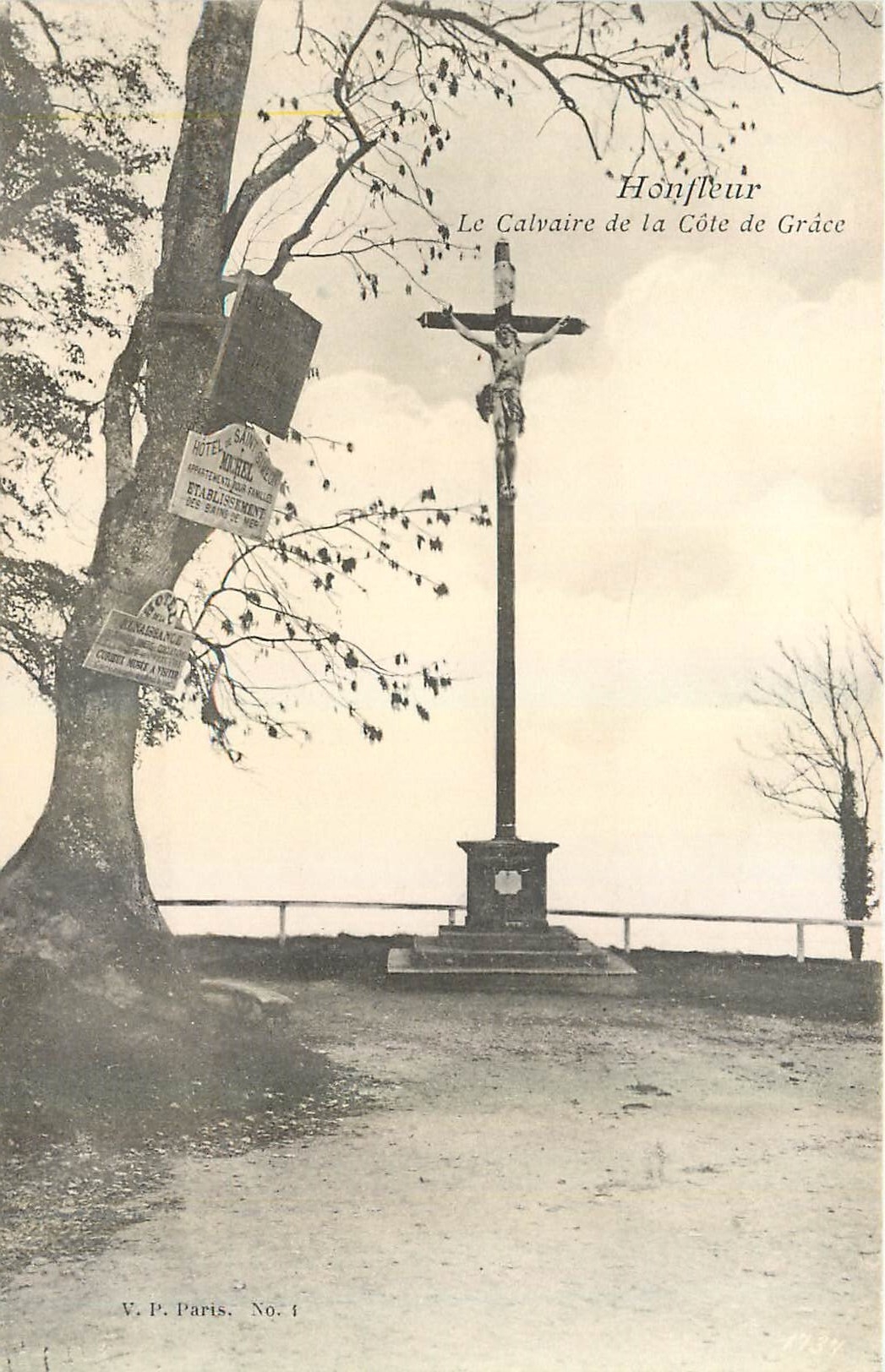 CPA Honfleur Le Calvaire de la Cote de Grace