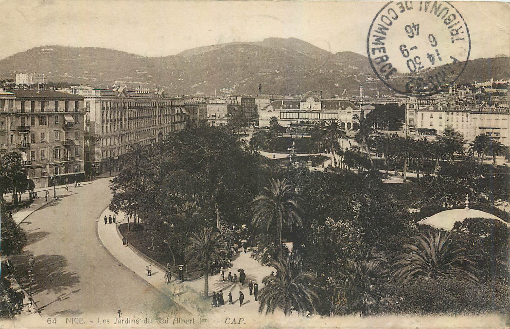 CPA Nice Les Jardins du Roi Albert 