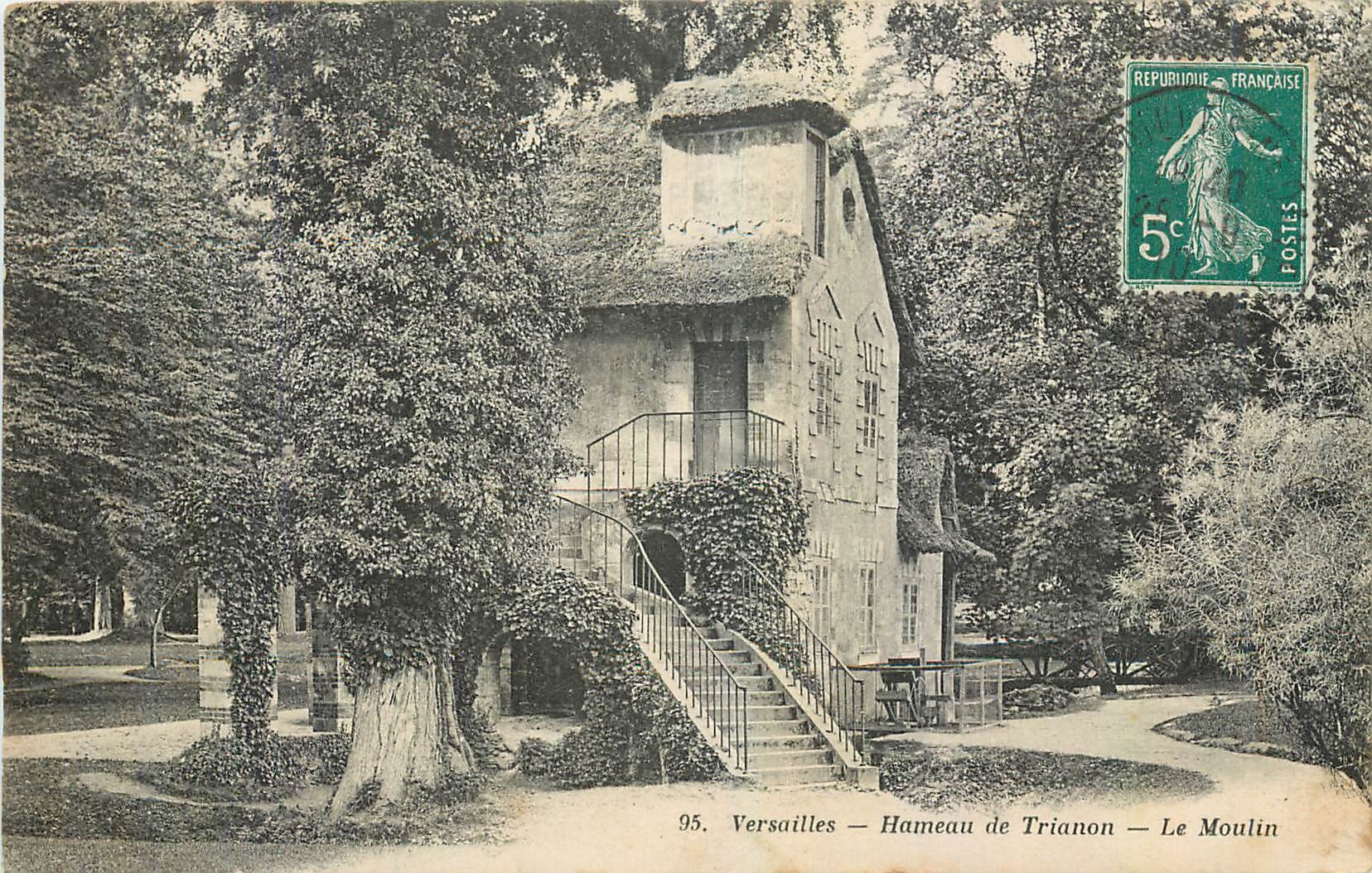 CPA Versailles Hameau de Trianon Le Moulin 
